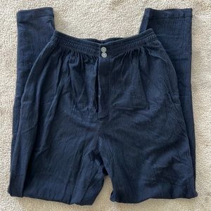 Vintage NWT Koala Blue Button front Cotton pants
